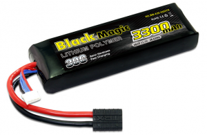 Black Magic Li-pol 11.1V 3300mAh, 30C, 3s1p, TRX Plug