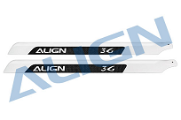 Align Лопасти осн. ротора 3G, карбон, T-Rex 600 3G