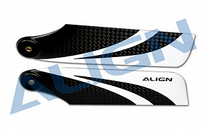 Align Лопасти хвостовые 105мм (черные), T-Rex 700