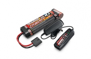 Аккумулятор + зарядное устройство TRAXXAS 8.4V 3000mAh NiMH TRX Plug + Fast Charger 2-amp