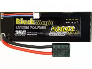 Аккумулятор Black Magic 35C 5000mah 11.1V ,3S1P(hardcase w/Traxxas Plug)