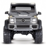 Радиоуправляемая модель для трофи Traxxas TRX-6 Mercedes-Benz G63 AMG 6x6 RTR (цвет серебристый, быстросъемное крепление кузова)
