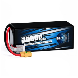 Аккумулятор B&C Semi-Solid 30000 MAH 29.6V (8s) 10C (Soft case, разъем XT90S)
