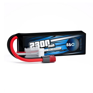 Аккумулятор B&C LiPo 2300 MAH 11.1V (3s) 80C, TPlug, Soft case