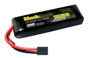 Black Magic 7.4V 7600mAh, 30C, 2s1p, TRX Plug
