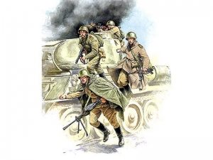 Сборная модель ZVEZDA Советский танковый десант (1943-1945 г.), 1/35