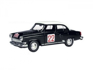 Машина Autotime &quot;ГАЗ-21 &quot;ВОЛГА&quot; ралли 1964 год 1:43