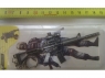 Брелок-сувенир автоматы из металла серии &quot;Cross Fire&quot; М16, FAMAS