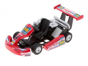 Машина Kinsmart &quot;Turbo Go Kart&quot; инерция (1/12шт.) б/к