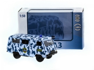 Машина &quot;АВТОПАНОРАМА&quot; инерц. УАЗ-452 (ОМОН) 1/50, в/к 12*7*5,5 см
