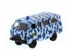 Машина &quot;АВТОПАНОРАМА&quot; инерц. УАЗ-452 (ОМОН) 1/50, в/к 12*7*5,5 см