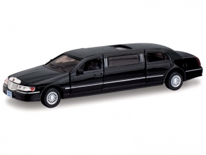 Машина Kinsmart &quot;Lincoln Town Car Stretch Limousine&quot; инерция (1/6шт.) 1:38 б/к