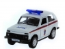 Машина &quot;АВТОПАНОРАМА&quot; инерц. ВАЗ 2121 1/50, в/к 12*7*5,5 см, белая