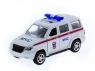 Машина &quot;АВТОПАНОРАМА&quot; инерц. УАЗ Патриот (МЧС) 1/50,  в/к 12*7*5,5 см