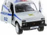 Машина &quot;АВТОПАНОРАМА&quot; инерц. ВАЗ 2121 1/50, в/к 12*7*5,5 см, серебристая