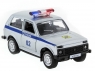 Машина &quot;АВТОПАНОРАМА&quot; инерц. ВАЗ 2121 1/50, в/к 12*7*5,5 см, серебристая