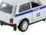 Машина &quot;АВТОПАНОРАМА&quot; инерц. ВАЗ 2121 1/50, в/к 12*7*5,5 см, серебристая