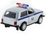 Машина &quot;АВТОПАНОРАМА&quot; инерц. ВАЗ 2121 1/50, в/к 12*7*5,5 см, серебристая