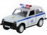 Машина &quot;АВТОПАНОРАМА&quot; инерц. ВАЗ 2121 1/50, в/к 12*7*5,5 см, серебристая