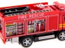 Машина Kinsmart Пожарная машина Rescue Fire Engine инерция (1/12шт.) б/к