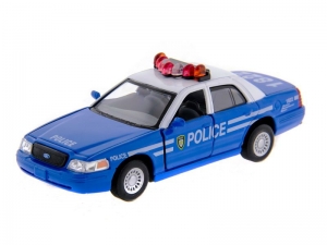 Машина Kinsmart &quot;Ford Crown Victoria&quot; (police) инерция (1/12шт) 1:42 б/к