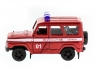 Машина &quot;АВТОПАНОРАМА&quot; инерц. УАЗ-469 (пожарная) 1/50, в/к 12*7*5,5 см