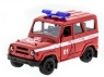 Машина &quot;АВТОПАНОРАМА&quot; инерц. УАЗ-469 (пожарная) 1/50, в/к 12*7*5,5 см