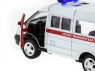 Машина &quot;АВТОПАНОРАМА&quot; инерц. &quot;ГАЗель&quot; (скорая) 1/50, в/к 14,5*8*5,5 см