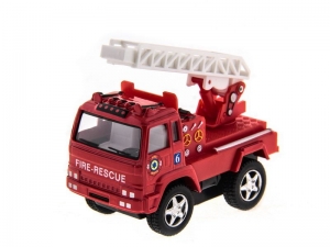 Машина Kinsmart &quot;Funny Fire Engine pull back action&quot; инерция (1/12шт.) 1:32 б/к