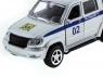 Машина &quot;АВТОПАНОРАМА&quot; инерц. УАЗ Патриот (полиция) 1/50, в/к 12*7*5,5 см