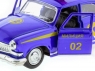 Машина &quot;АВТОПАНОРАМА&quot; инерц. ГАЗ-21 (милиция) 1/43, в/к 14*7*5,5 см