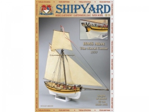 Сборная картонная модель Shipyard куттер HMS Alert (№50), 1/96