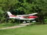 Р/У самолет Top RC Cessna 182 400 class красная 965мм PNP