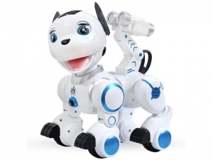 Радиоуправляемая робот-собака LENENG TOYS K10 Wow!Dog звук, свет, танцы, сенсор