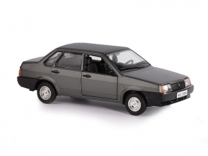 Машина &quot;АВТОПАНОРАМА&quot; ВАЗ 21099, 1/22, серый, инерция, в/к 24,5*12,5*10,5 см