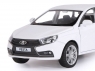Машина &quot;АВТОПАНОРАМА&quot; LADA VESTA седан, 1/24,  белый, свет. звук. эффекты, в/к 24,5*12,5*10,5 см