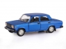 Машина "АВТОПАНОРАМА" ВАЗ 2107, 1/24, синий, инерция, в/к 24,5*12,5*10,5 см