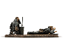 Сборные солдатики ZVEZDA Немецкие разведчики 1939-42гг, 1/72