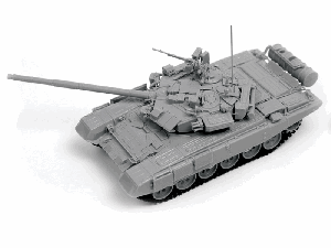 Сборная модель ZVEZDA Российский танк Т-90, 1/72