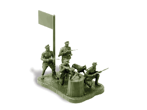 Сборные солдатики ZVEZDA Советские пограничники, 1/72