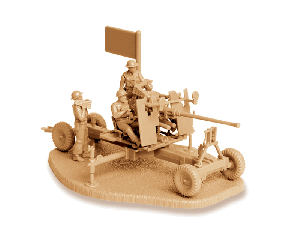 Сборные солдатики ZVEZDA Британкское 40-мм зенитное орудие &quot;Бофорс&quot;, 1/72