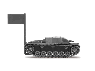Сборная модель ZVEZDA Немецкое штурмовое орудие Stug-III Ausf.B, 1/100