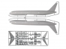 Сборная модель ZVEZDA Пассажирский авиалайнер Боинг 767-300, подарочный набор, 1/144