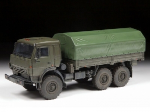 Сборная модель ZVEZDA Российский трехосный грузовик К-5350 &quot;Мустанг&quot;, 1/35