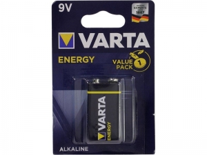 Батарейка VARTA 4122 ENERGY 9V, &quot;Крона&quot;, Alkaline (1шт)