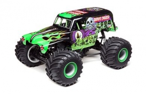 Монстр Losi 1/10 LMT 4WD Solid Axle Monster Truck RTR, Grave Digger (зелёный)