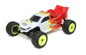 Трагги Losi 1/18 Mini-T 2.0 2WD Stadium Truck Brushed RTR (красный)