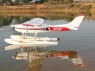 Радиоуправляемый самолет Top RC Cessna 1.5m C185 PRO на поплавках KIT