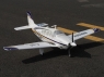 Радиоуправляемый самолет Top RC ST Beechcraft Bonanza A36 фиолетовый 1280мм (шасси) PNP