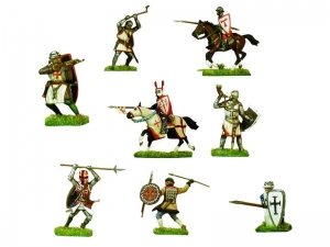 Сборные солдатики ZVEZDA Рыцари Ливонского ордена XII-XIV века